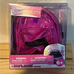Real Littles pink backpack 3/$15.00